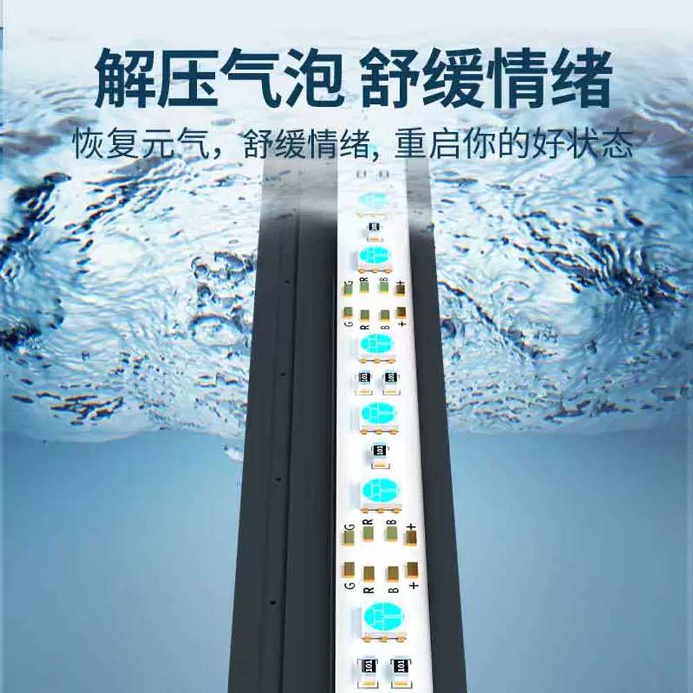 에어커튼 막대 LED 물고기 산소공급기 수조 기포발생기 램프 공기 어항기포기 피팅 - 상세 이미지 3