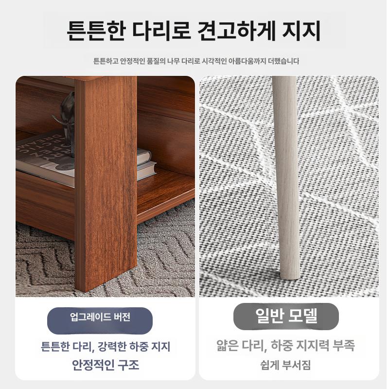 거실테이블 좌탁 심플 낮은 커피테이블 식탁 북유럽 쇼파 좌식 탁자 소파테이블 커피 - 상세 이미지 4