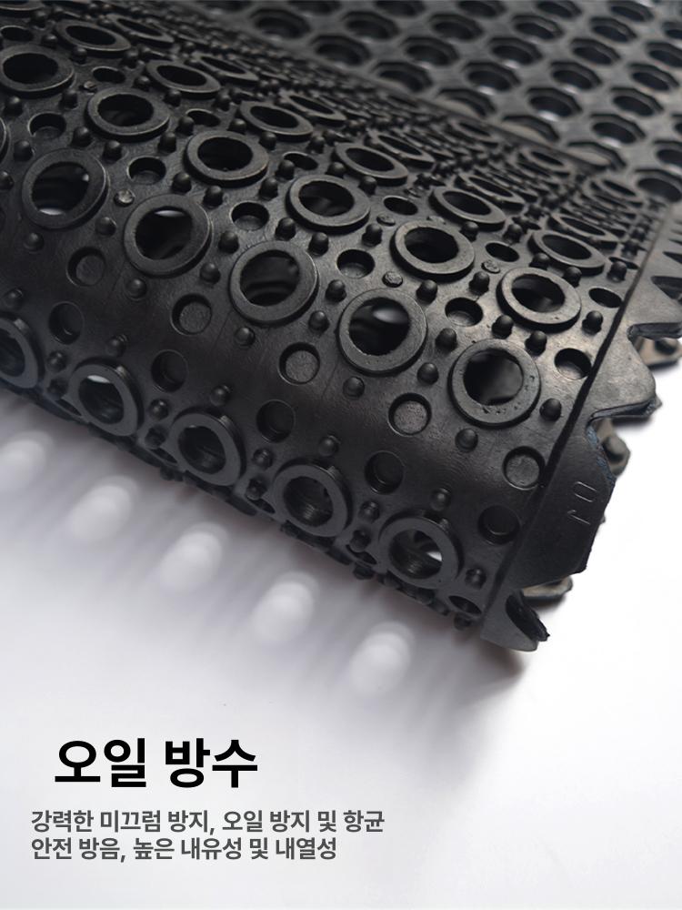 상호 간편한설치 미끄럼방지패드 식당미끄럼방지 버클형 상가미끄럼방지 적색 업소용 - 상세 이미지 5