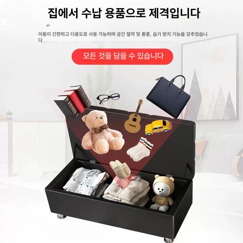 모던 거실 수납벤치 수납형 서랍 쇼파 인테리어 현관의자 대기실 등받이 벤치소파 - 상세 이미지 3