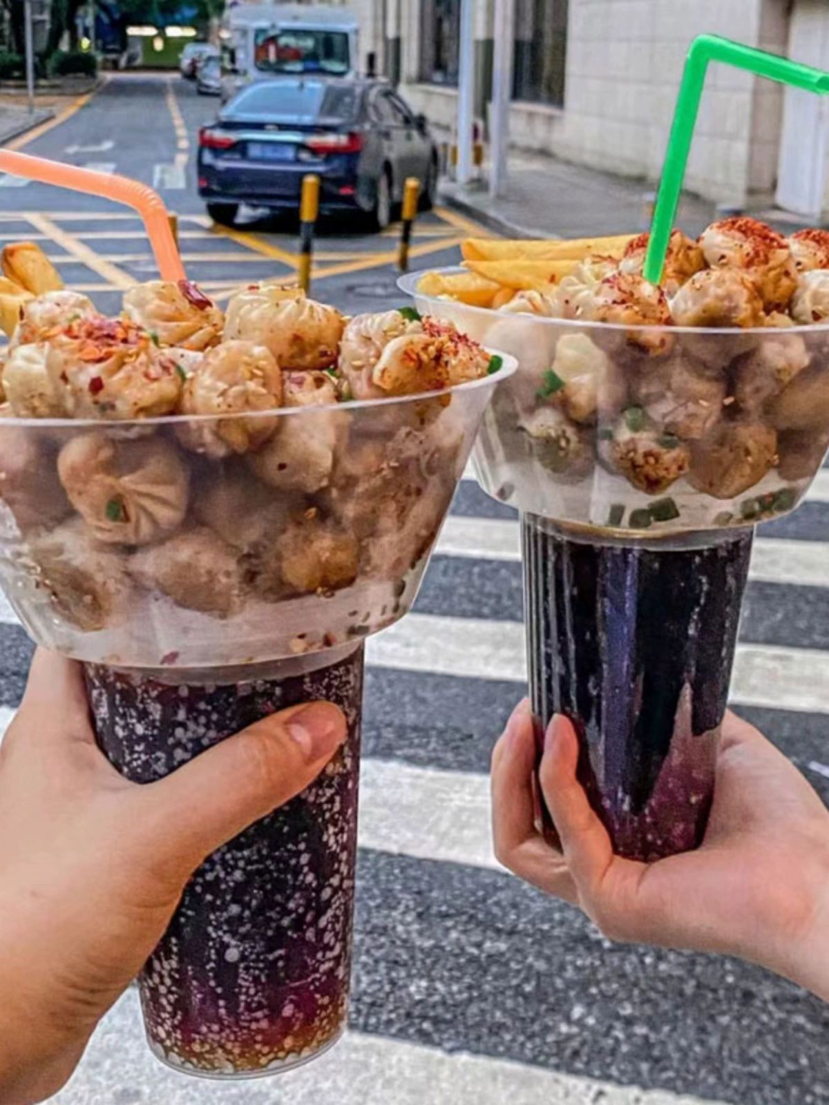 일회용 콜팝용기 축구 콜팝컵 아이스컵 음료컵 포장용기 테이크아웃 대량 빨대 간식 - 상품 이미지