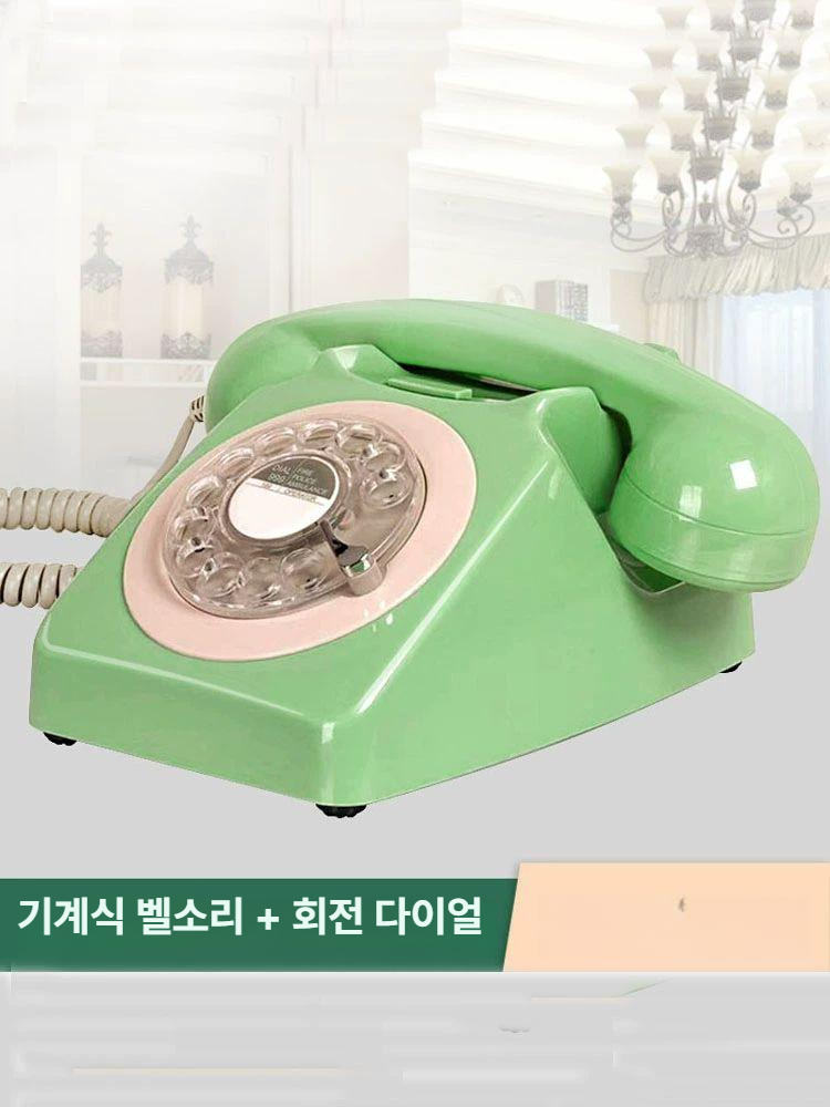 레트로 전화기 다이얼 올드 빈티지 - 상세 이미지 2