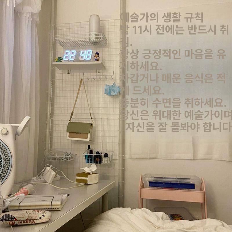 철제 파티션 네트망 원룸 진열대 전시 스크린 메쉬망 철망 칸막이 인테리어 휀스망 - 상세 이미지 2