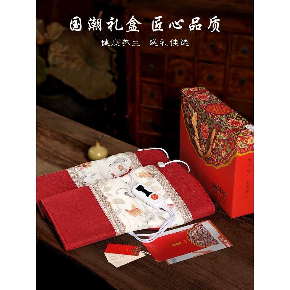 무릎 소금 뜨끈한 패드 온열팩 핫찜질 뜸 허리 쑥 발열 찜질팩 허벅지 난방 보호대 - 상세 이미지 5