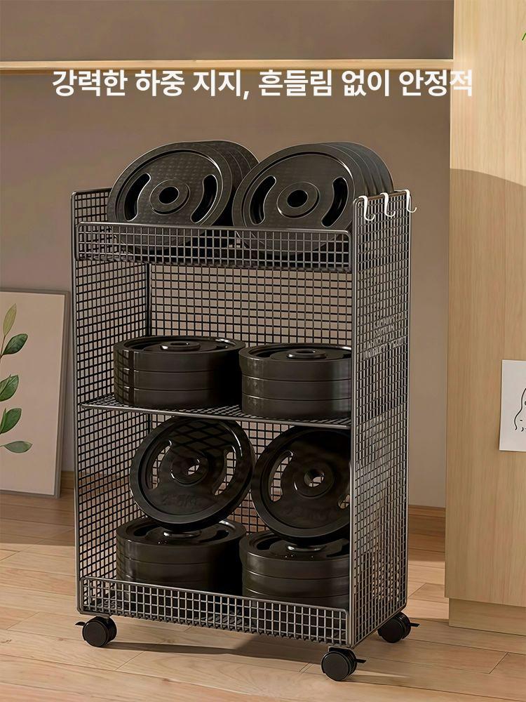 철제 이동형책장 이동식 북카트 수납장 미니 틈새 바퀴달린 트롤리 대형 서재 바닥형 수납함 이미지 6