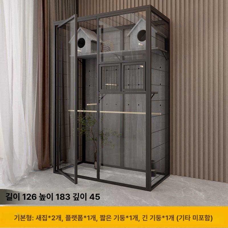 초대형 버드케이지 잉꼬 둥지 앵무새장 조류 버드하우스 사육장 펫하우스 앵무새집 - 상세 이미지 3