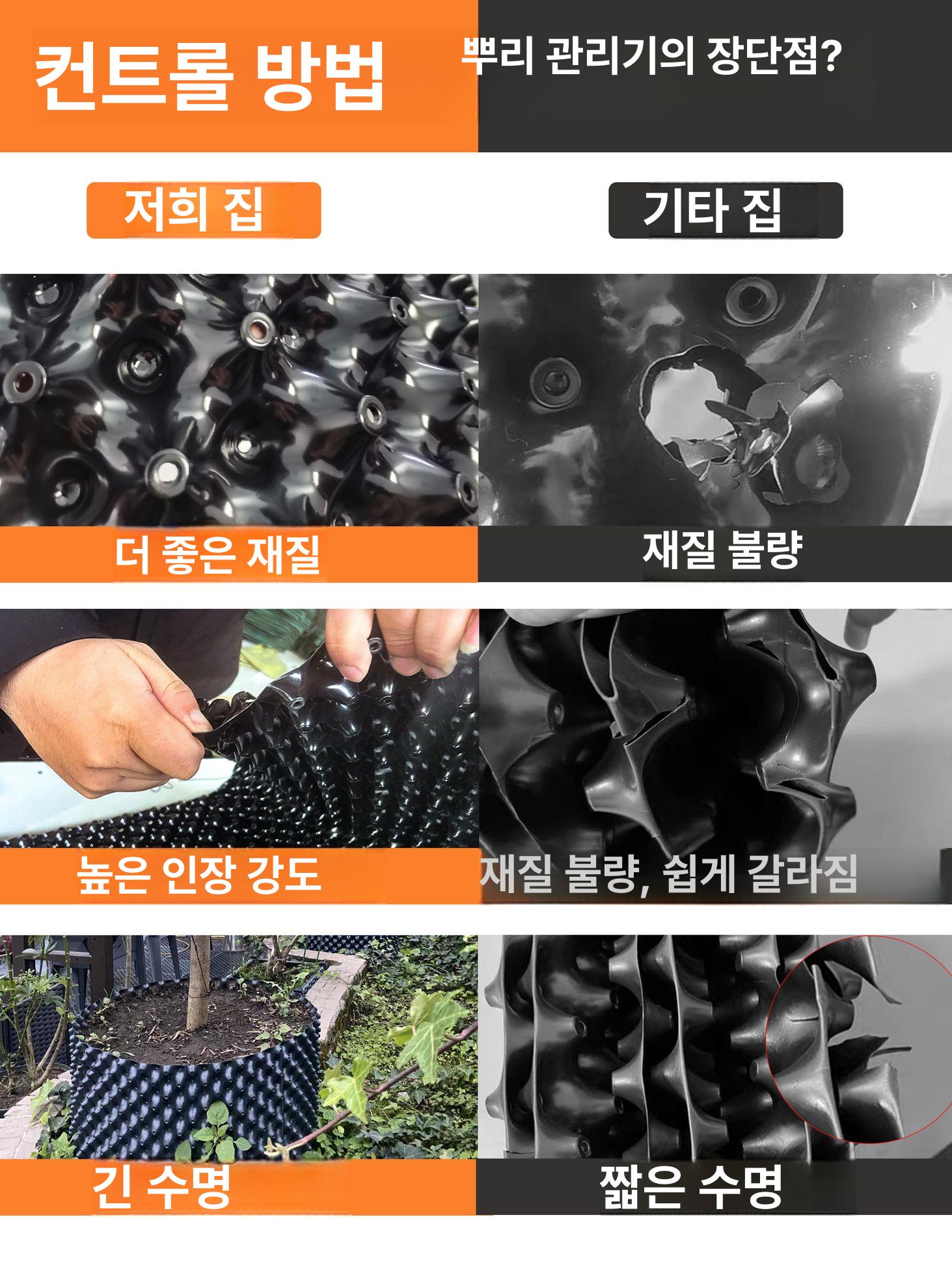 뾰족 화분 대형 플라스틱 분재 배수판 베란다 정원 용기 화초 식물 재배 - 상세 이미지 2