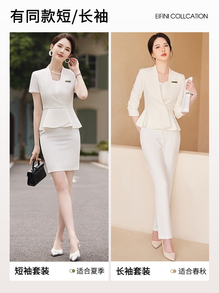세라복 반팔 자켓 졸업사진 네이비 할로윈 여성 의상 파티 코스프레 코스튬 세트 드레스 - 상세 이미지 3