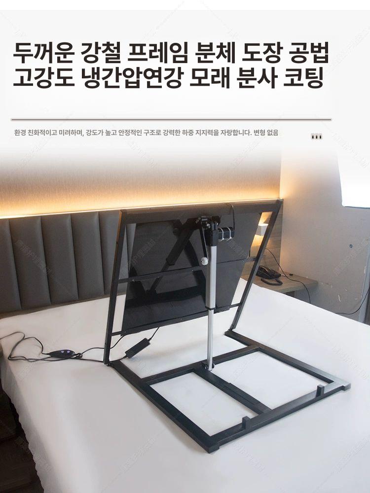 회색 전동매트리스 스폰지 모델 각도 리프팅 리프트 리클라이너침대 스펀지 패브릭 - 상세 이미지 5
