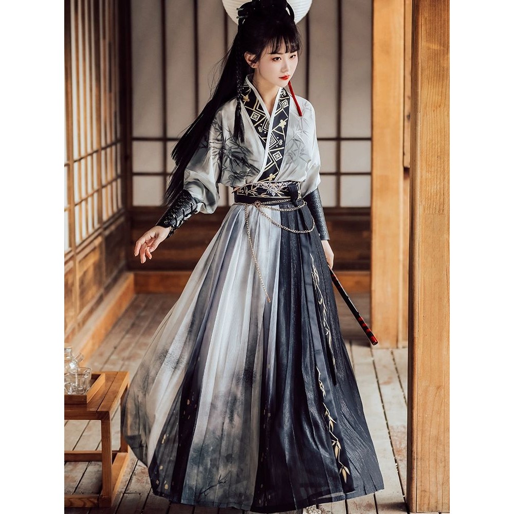호위무사 한복 여성 컨셉 협객 여자 검객 개량 사진 무사복 무대 무술 어른 사극촬영 - 상품 이미지