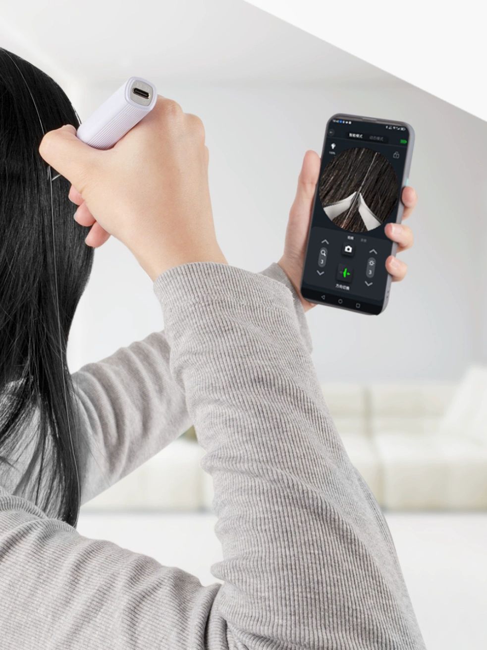 초정밀 쪽집게 스마트 방수 핀셋 현미경 도구 확대 족집게 추출 피지 제거 - 상세 이미지 4