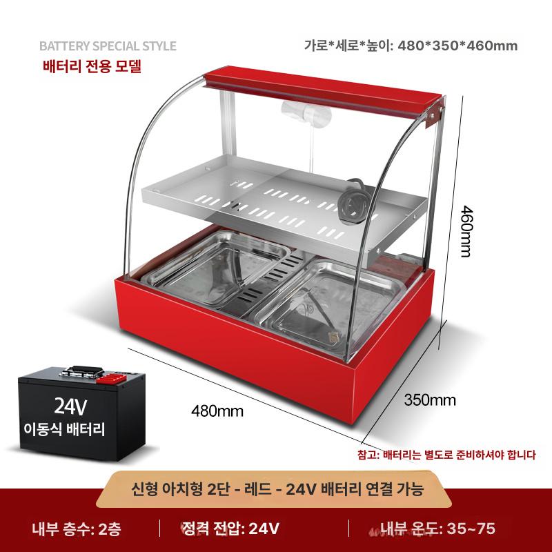 베이커리 온장고 진열대 보관 식품 전기 미니쇼케이스 디스플레이 제과 음식 - 상세 이미지 4