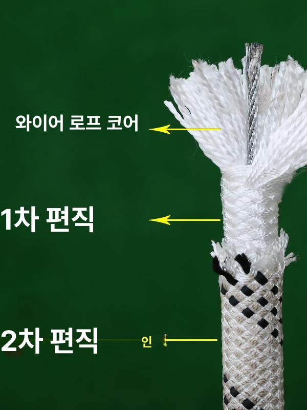 자일로프 다용도 작업 100m 산업용 등산 구조 밧줄 - 상세 이미지 2