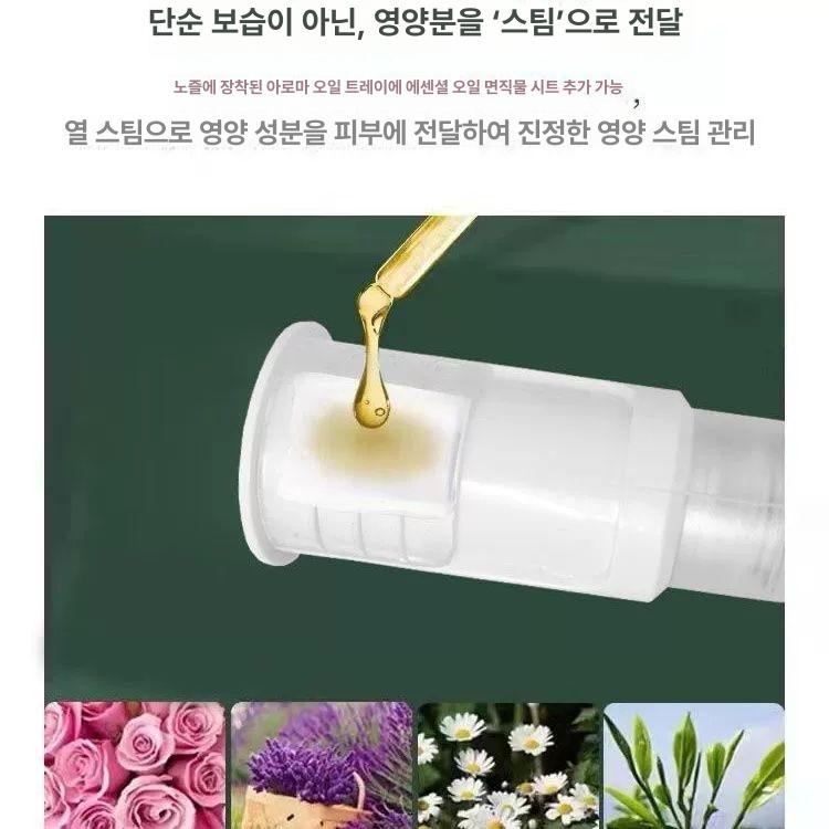 페이스 스티머 얼굴 피부 관리 미스트기 스팀 보습 - 상세 이미지 3