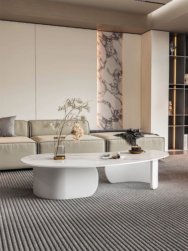 소파테이블 테이블 세라믹 좌식 쇼파테이블 식탁 템바보드 소파탁자 원형 좌식테이블 - 상세 이미지 5