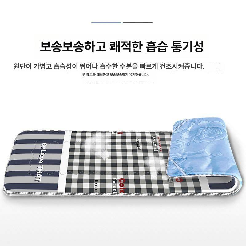 야전침대 매트 쿠션 1인용 접이식 휴대용 캠핑 수면 침구류 여행용 경량 에어 매트 - 상세 이미지 3