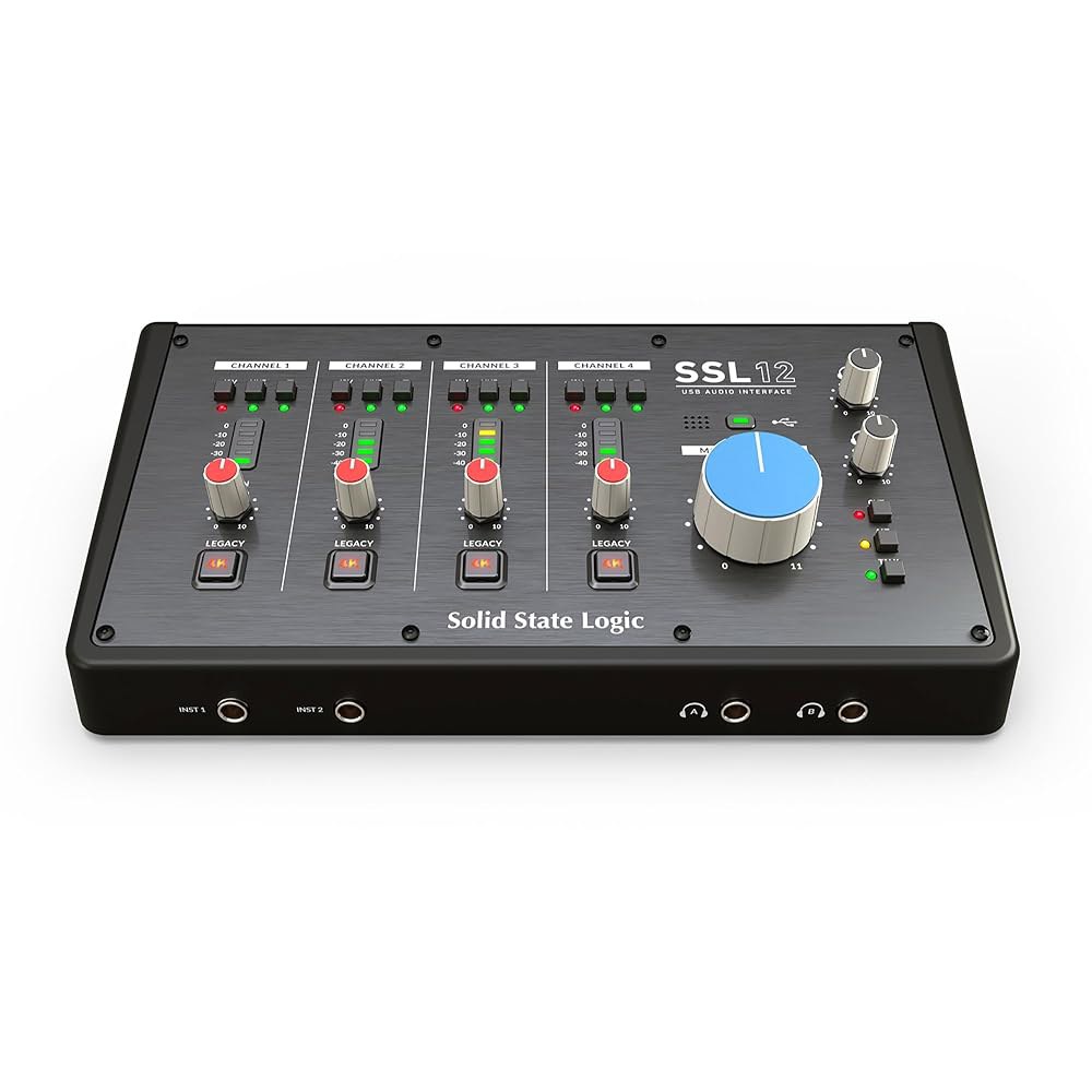 솔리드 스테이트 로직 USB-C 오디오 인터페이스 12 12x4 - 상품 이미지