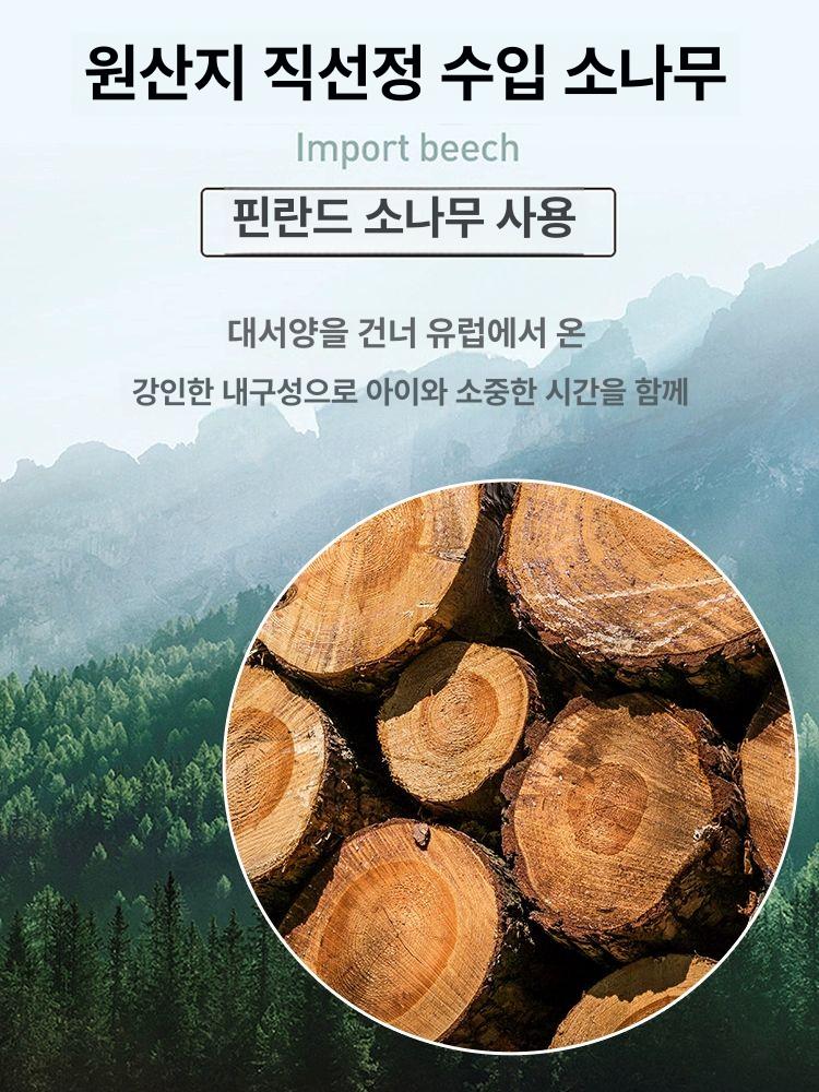 확장형 침대연장 간이 틈새 난간 늘리기 나무 평상 침실 원목 확장침대 사이드 보조 확장 - 상세 이미지 3