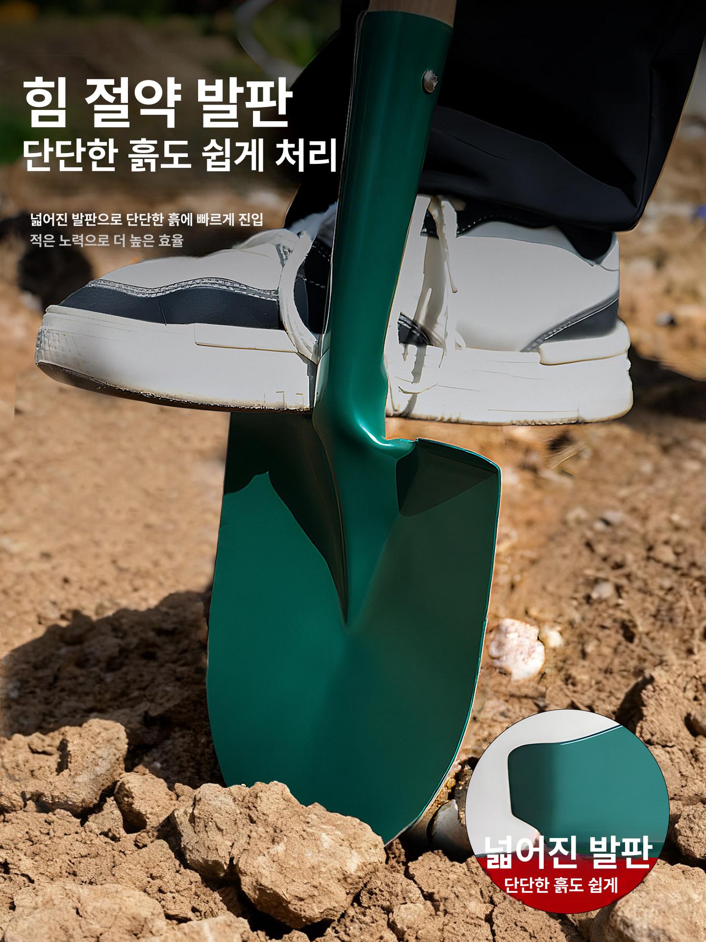 부식방지 원예도구보관함 야외용 가드닝 거치대 농기구 선반 수납 케이스 정원 다용도 - 상세 이미지 3