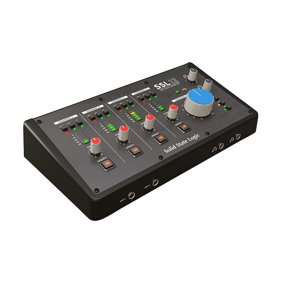 솔리드 스테이트 로직 USB-C 오디오 인터페이스 12 12x4 - 상세 이미지 3