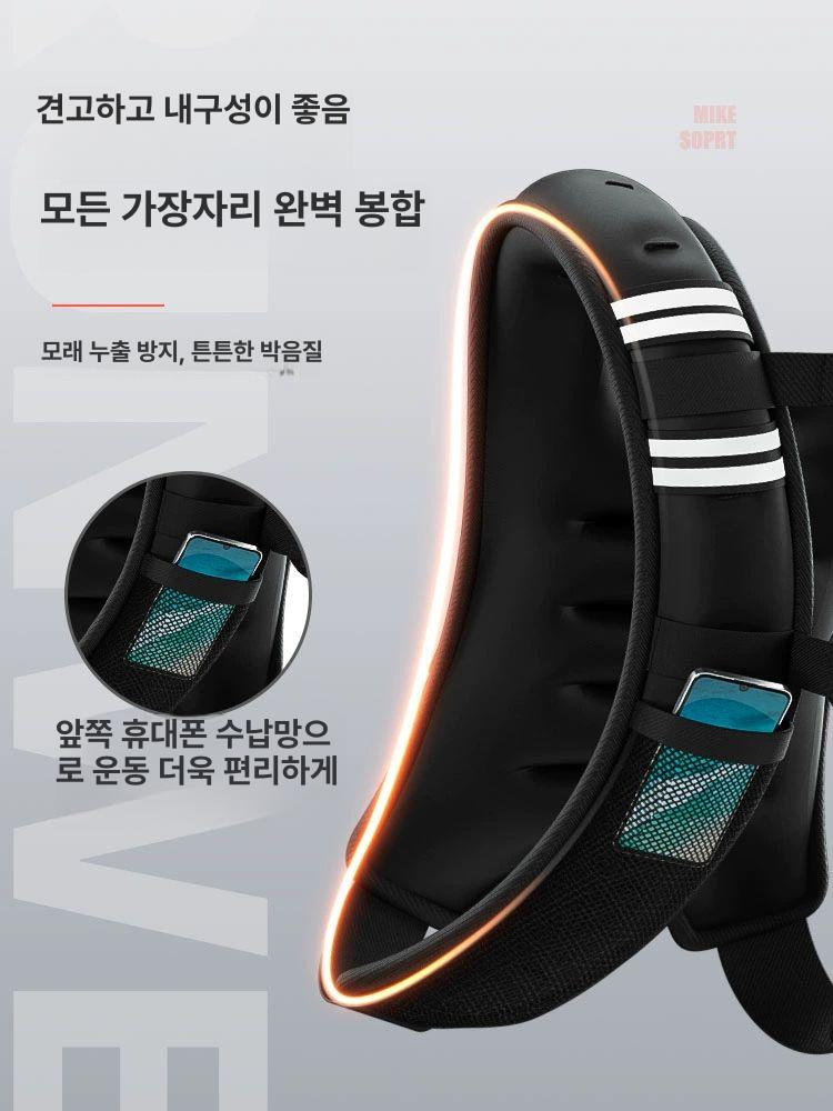 웨이트조끼 근력운동 상체훈련 모래주머니 풀업 피트니스 헬스용품 무게 - 상세 이미지 4