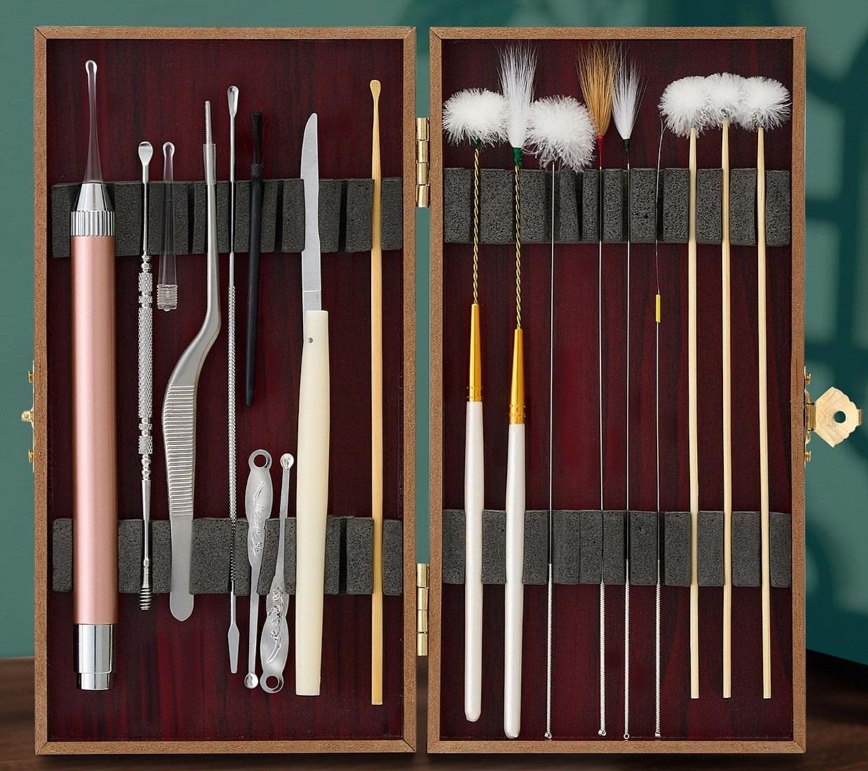 베트남 귀청소 전문가용 깃털 보관함 파기 레벨 제거기 니들 특별 카본 전문 중국 상자 - 상품 이미지