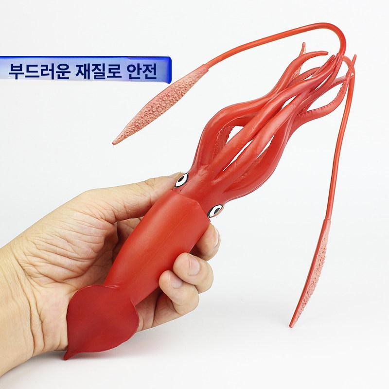 대왕오징어 피규어 해양 해저 가짜 문어 장난감 인테리어 연질 대왕 오징어 - 상세 이미지 5