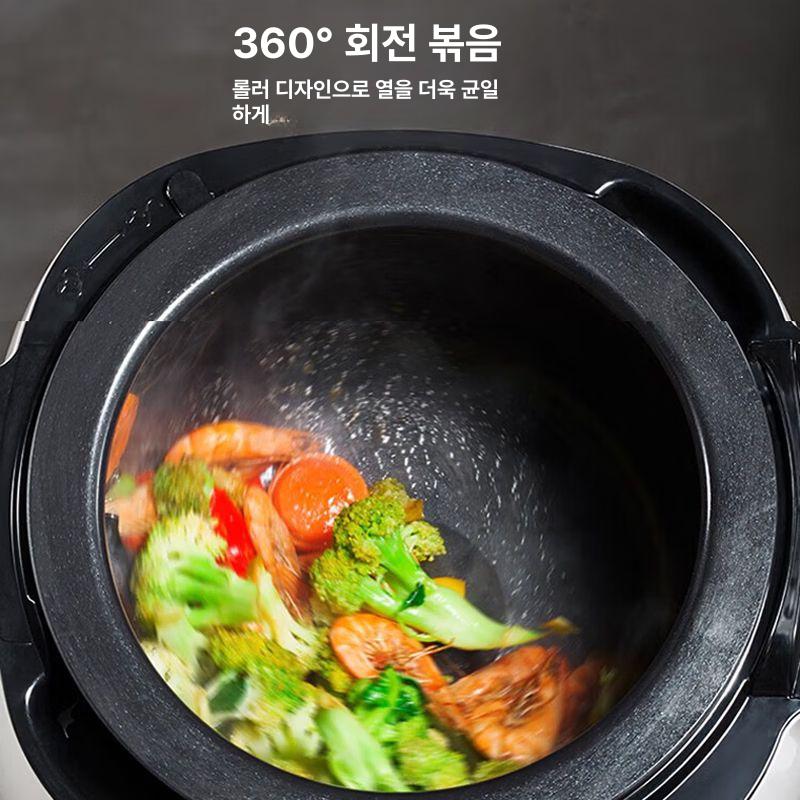볶음밥 기계 전기자동 다기능 대형 가정용 지능형 자동 볶음 로봇 볶음밥기계 냄비 조리기 - 상세 이미지 5