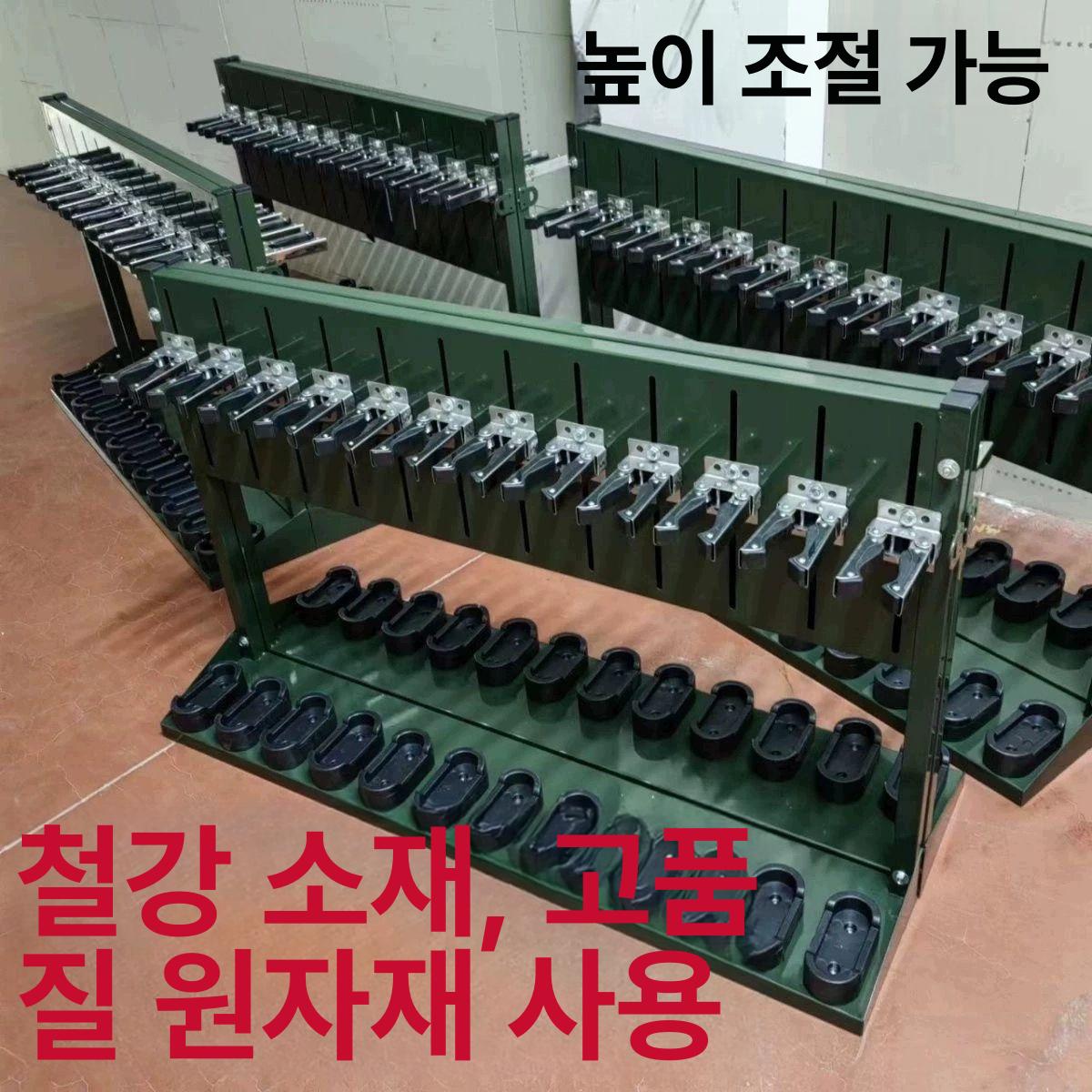 선반 보관대 총기거치대 전시대 보관함 비비탄 장총 그룹 총기진열대 보관 디스플레이 게임장 - 상세 이미지 2