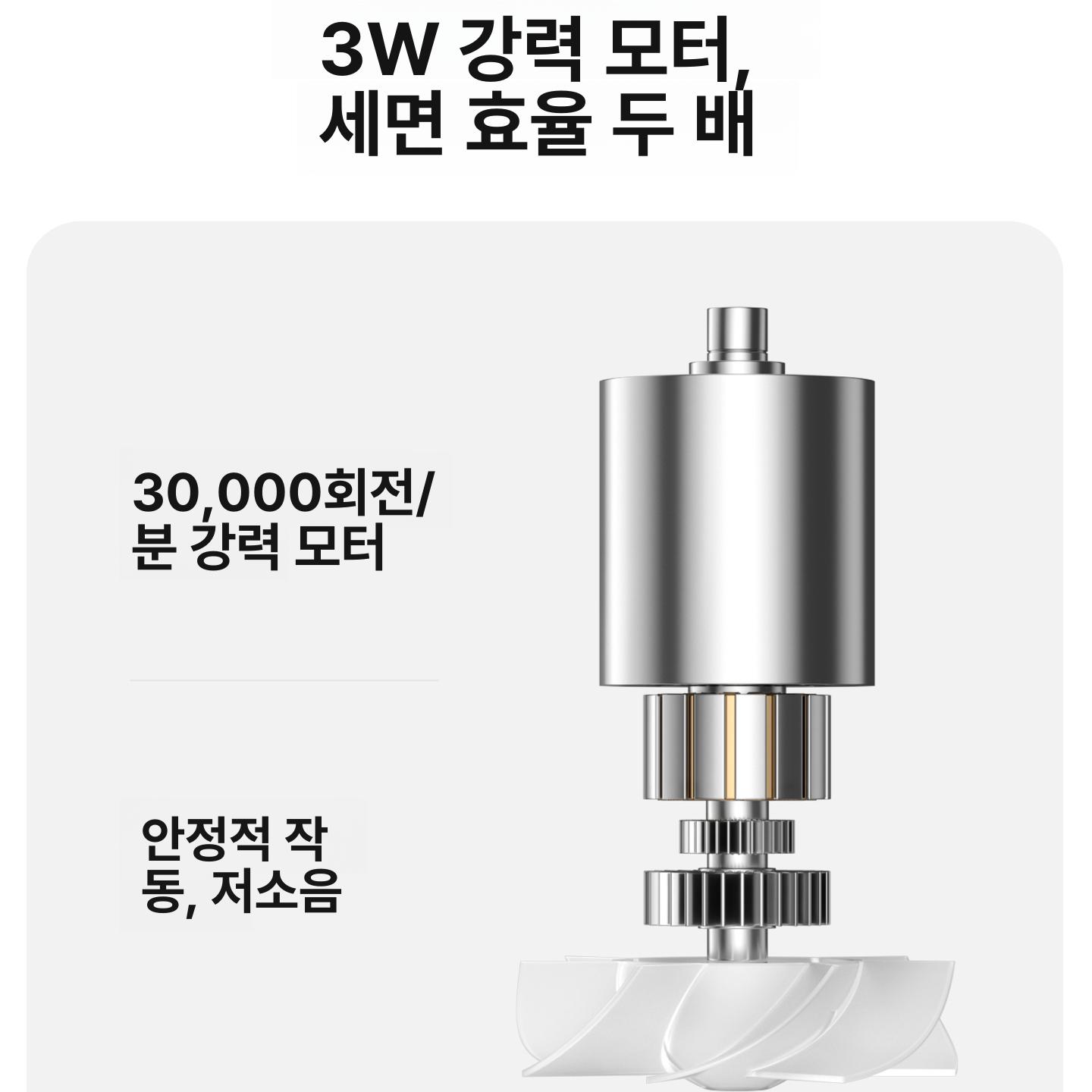 여행용 무선드라이기 타입 무선충전 헤어드라이어 가정용 열풍 플러그인 급속 차박 - 상세 이미지 3