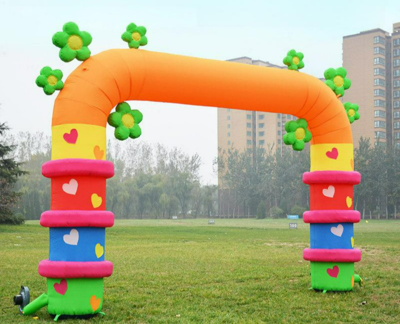 행사용 아치 대형 축제 파티 입구 모형 장식 에어벌룬 수박 웰컴 개업식 팽창식 환영문 - 상품 이미지