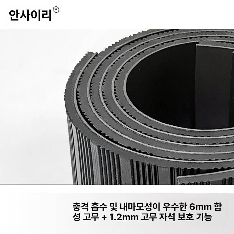 지게발 고무 커버 안전 패드 미끄럼방지 세트 산업용 보호 우레탄 손상 방지 - 상세 이미지 4