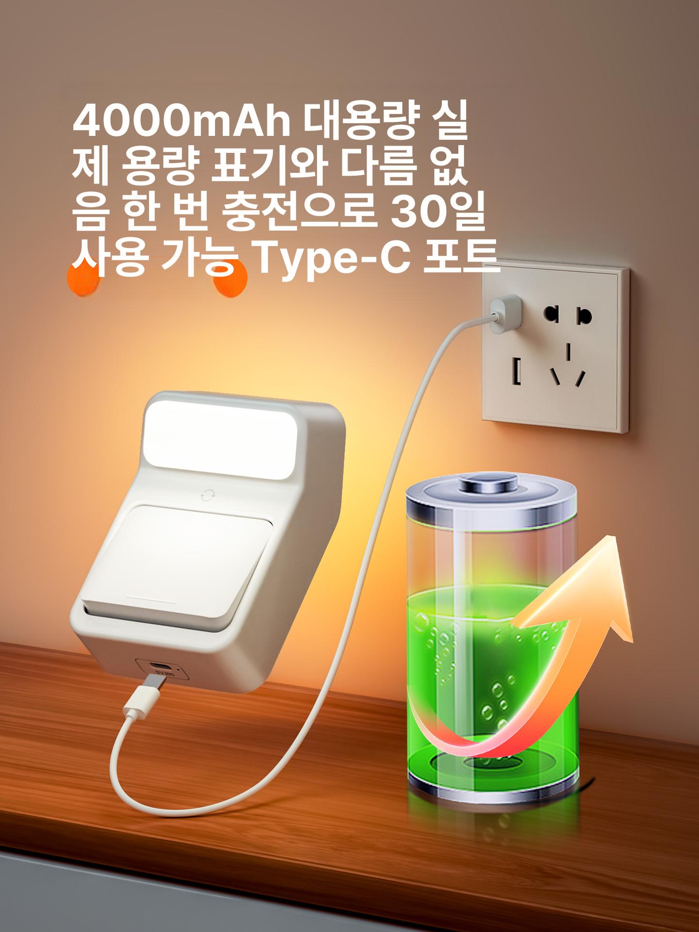 자석 헤드램프 충전식 무드등 휴대용 등산용 야외 후레쉬 손전등 테일 방수 작업등 조명 - 상세 이미지 4