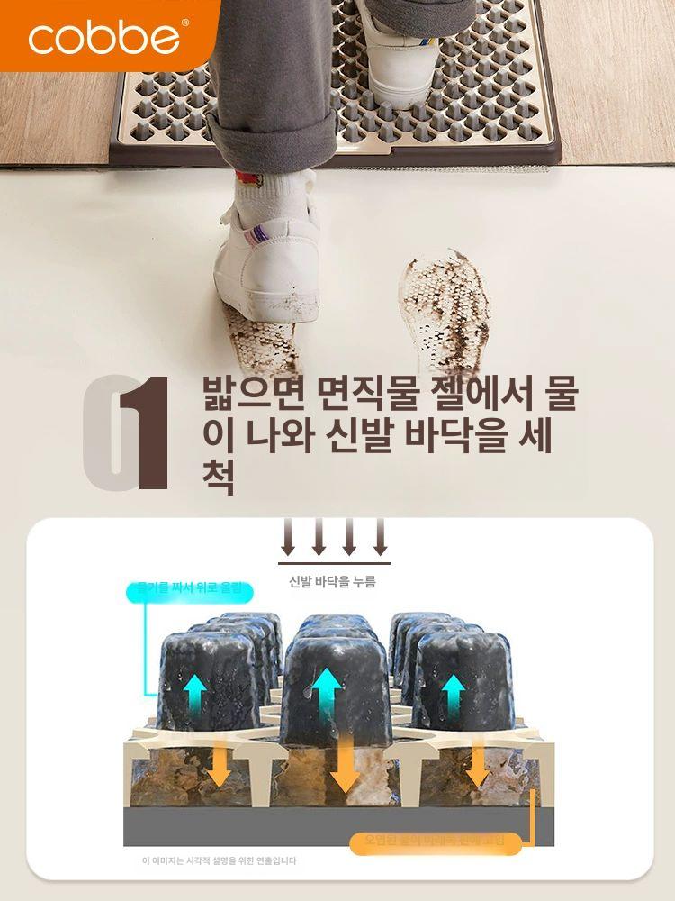 살균 발판소독기 식품공장 현관 소독매트 신발소독 소독발판 축사 식당 출입구 - 상세 이미지 3