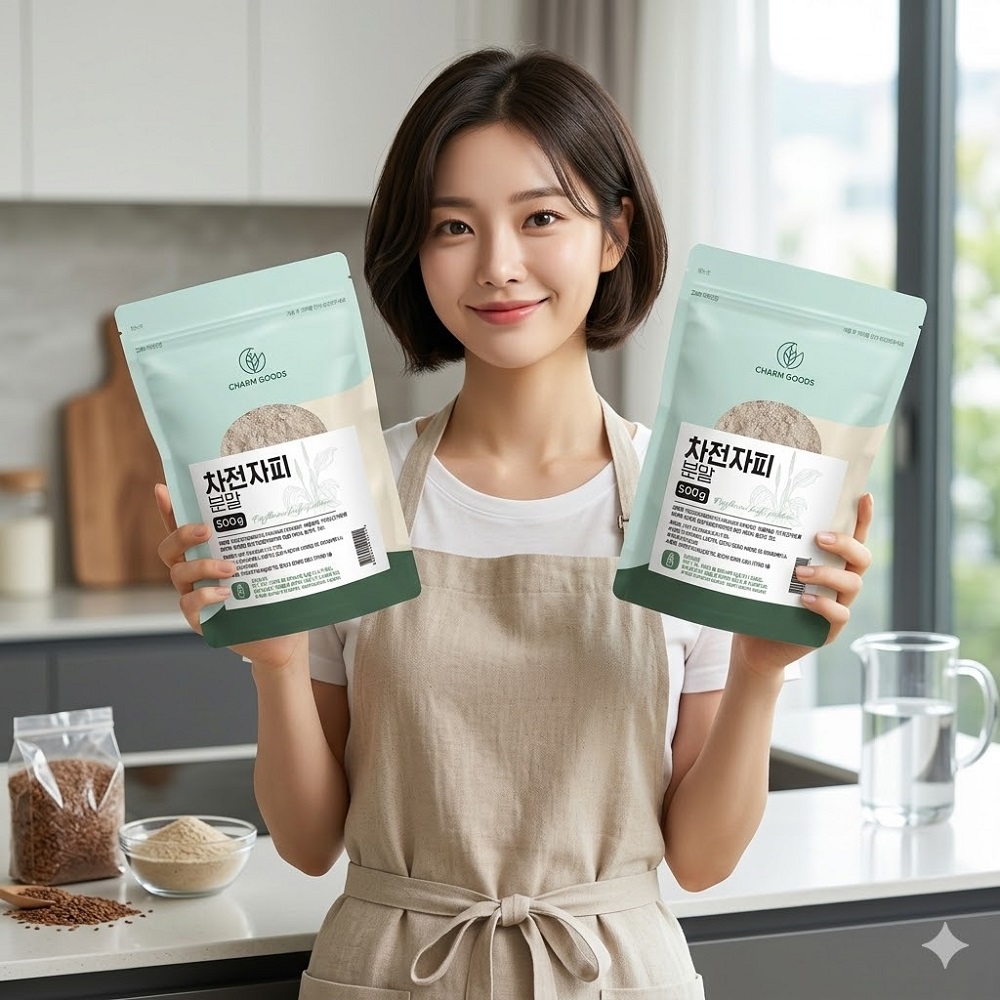 식이섬유 차전자피 차전자피분말 500g 2개 - 상품 이미지