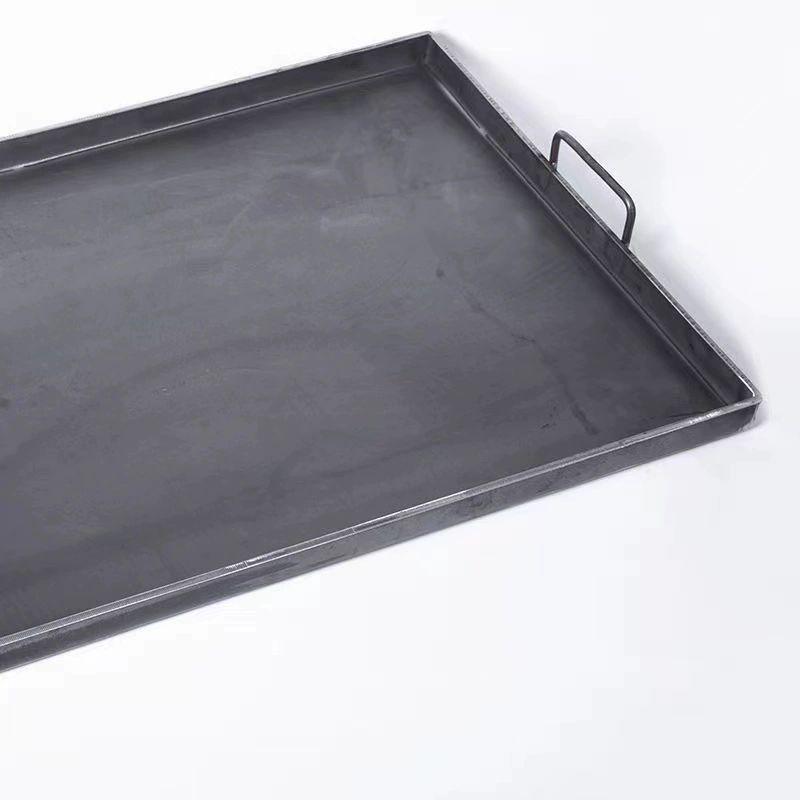 바베큐 구이용철판 대형 업소용 사각철판 무쇠 두께 직사각형 그릴팬 가정용 바비큐 - 상세 이미지 4