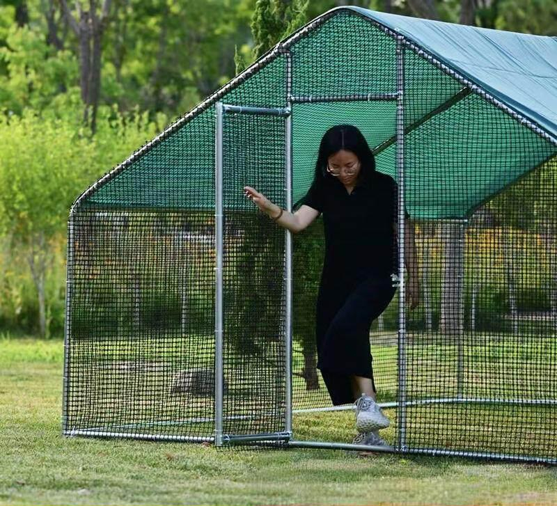 야외 닭장 대형 조립식 조류 플라스틱 새장 얇은 그물망 토끼장 닭집 로그 철망 메추리 - 상세 이미지 4