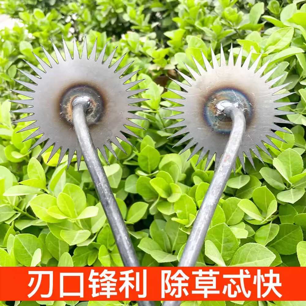 뿌리 기계 텃밭 농기구 잡초제거호미 톱니 제거기 이빨 서서풀뽑는 편리한 지렛대 - 상세 이미지 3