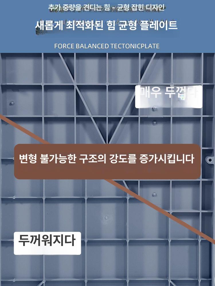 퇴식카트 이동식 플라스틱 음식물 트레이 식당 트롤리 다용도 주방 바구니 운반 - 상세 이미지 2