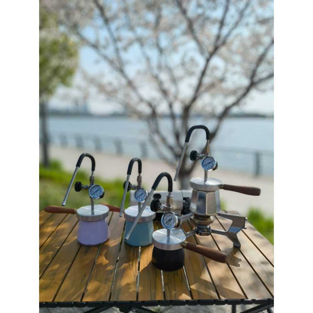 스팀기 바리스타 카푸치노 원터치 커피 가열 라떼아트 밀크포머 밀크스티머 - 상품 이미지