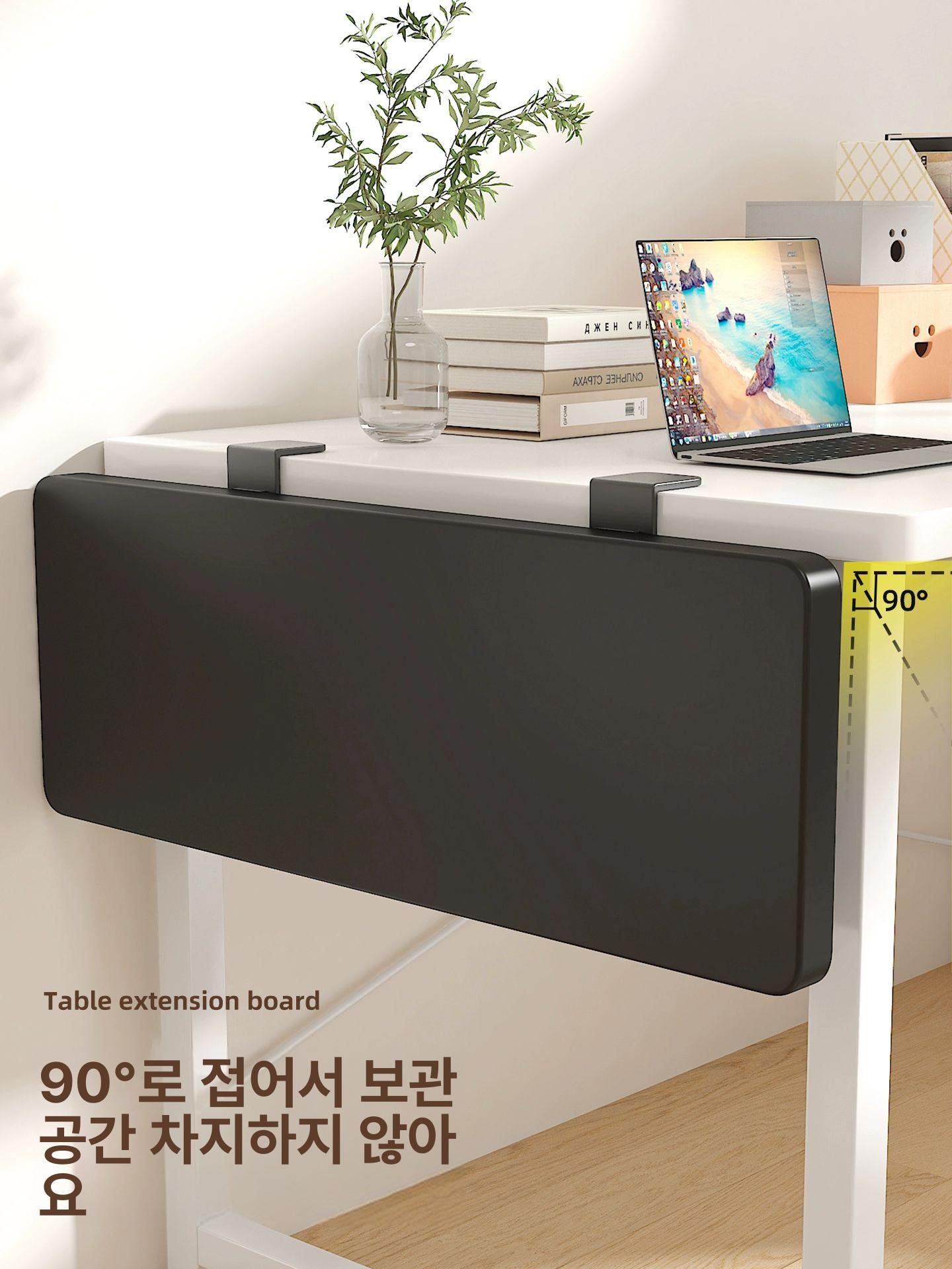 식탁 확장 접이식 연장 브라켓 변신 확장형 확장보드 선반 보드 책상 원룸 간이 폴딩 - 상세 이미지 2
