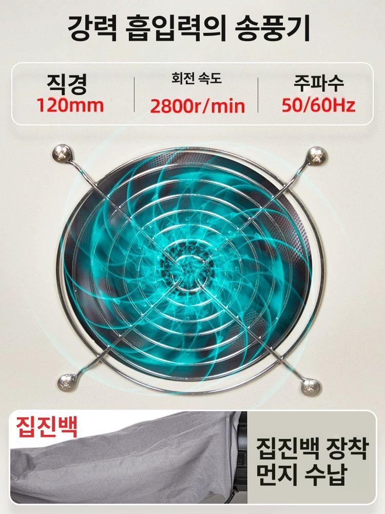그라인더 집진박스 분진차단 작업대 연마기 케이스 방진커버 집진상자 목공 부스 샌딩 - 상세 이미지 4