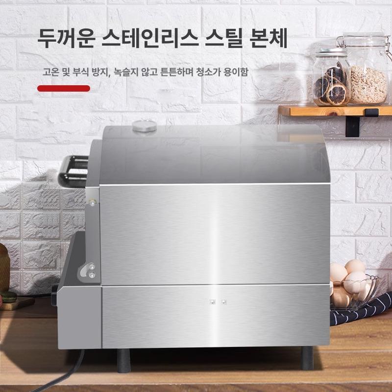 화덕 피자오븐기 소형 제빵용 전기오븐 그릴 숯불 기계 구이기 쿠커 굽는 데크오븐 - 상세 이미지 2