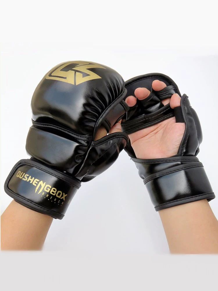 mma 빵글러브 오픈핑거 시합 종합격투기 권투 아마추어 킥 겨루기 연습용 복싱 오픈 이미지 6