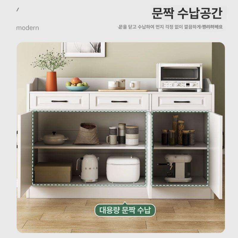 주방 캐비닛 슬림 틈새 선반 보관함 캐비넷 슬라이드 인테리어 양념통 사이드 정리대 - 상세 이미지 5