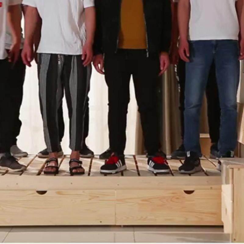 더블사이즈 프레임 원목 퀸 평상형 수납 더블 사이즈 깔판 싱글 받침대 침대 침대받침 베드 - 상세 이미지 2