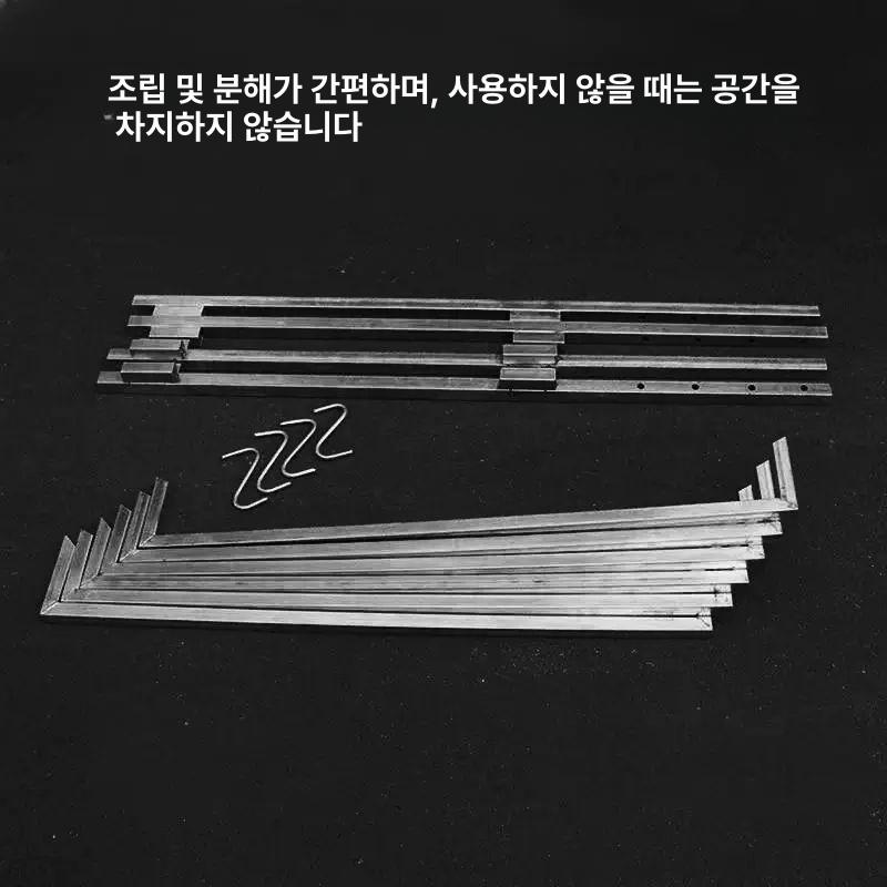 대용량 톤백 거치대 랙 걸이 이동식 현장 분리수거대 마대자루 지지대 산업용 톤마대 - 상세 이미지 4