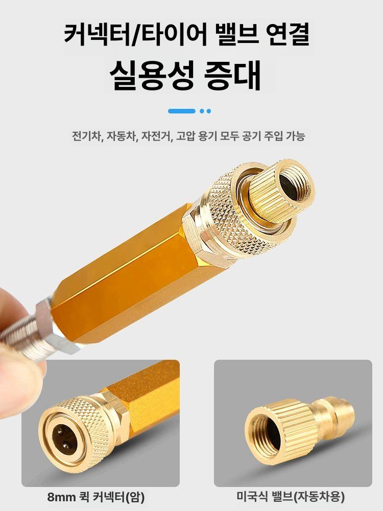 수동 공기펌프 잠수 산소통 공기통 충전 컴프레셔 스쿠버 탱크 고압펌프 압축기 - 상세 이미지 5