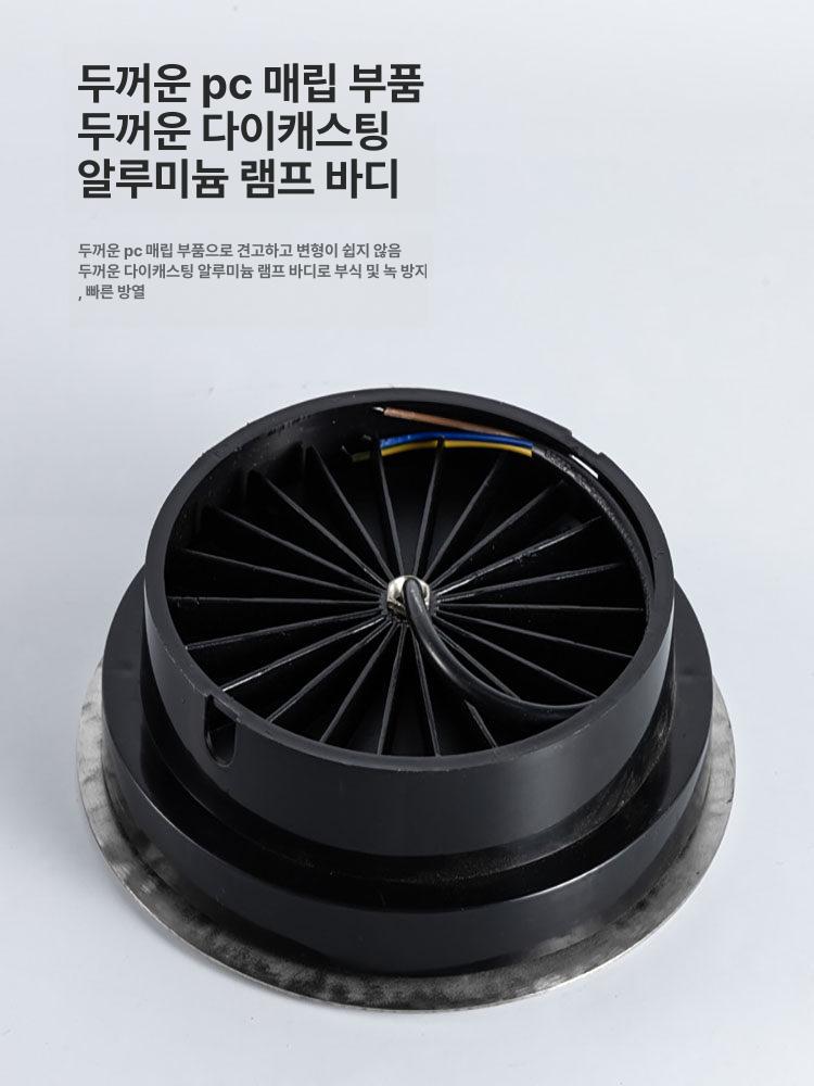 LED 야외매립조명 방수 바닥 분수등 정원 라이트 야외조명 매입 실외 태양광 수중램프 - 상세 이미지 5