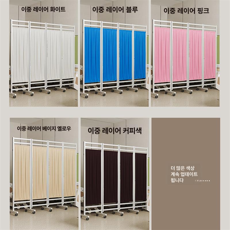 공간분리 가림막 접이식 인테리어 가리개 우드 병풍 사무실 종이 경량 이동식 칸막이 타공 - 상세 이미지 4